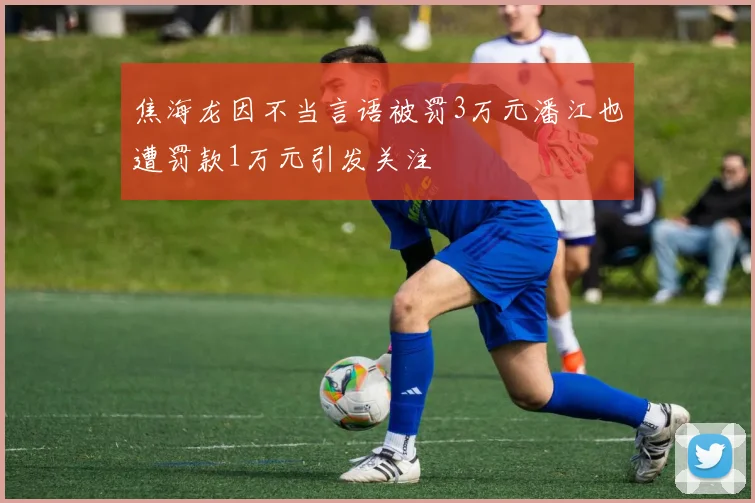 焦海龙因不当言语被罚3万元潘江也遭罚款1万元引发关注